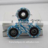 2017 Popular Stress Relase Stainless Steel Plastic Bearing Glow Hand Fidget Spinner thumbnail-4