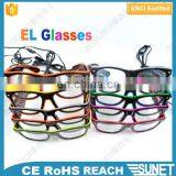 Halloween Parade Custom Logo Glow Party LED EL Wire Glasses Sunglasses thumbnail-5