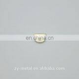 Small Customized Light Gold Zinc Alloy Metal D Ring thumbnail-1