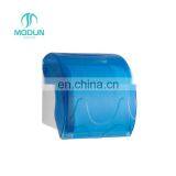 Wall Mount Blue ABS Plastic Jumbo Roll Paper Holder Paper Dispenser