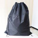 Large Capacity Laundry Backpack Bag Over the Door Hanging Laundry Hamper With Stainless-Steel Hooks 2 in 1 Laundry Bag for School Dormitory, Camping,Laundry Room, Outdoor Travel, Black thumbnail-2