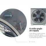 New Design Green Power Portable Solar Powered Fans for Camping thumbnail-2