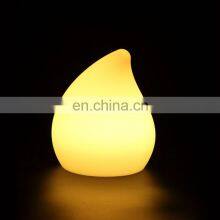 Factory Modern Style Bed Side LED Plastic Remote Control Luxury Table Lamp