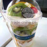 Hot Sale PET Plastic Cup 16oz,cold Beverage Cup, Transparent Cup. Logo Printed Cup thumbnail-1