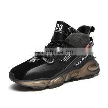 Factory Direct Sale Christmas Autumn and Winter Men's High-top Basketball Shoes Plus Velvet Thick Leather Custom Casual Sneakers