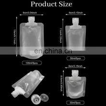 Professional Production Factory Price Transparent Mylar Bag Transparent Nozzle Bag thumbnail-5