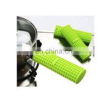 Silicone Hot Handle Holder Pot Handle Mitts Silicone Rubber Handle Covers Hot Insulation Heat Insulated Cookware thumbnail-5