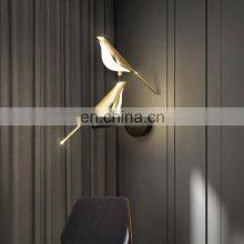 New Design Decoration Indoor Black Gold Aluminum Acrylic Iron Bedroom Modern LED Wall Lamp thumbnail-1