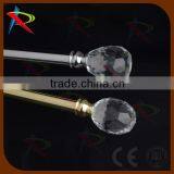 Adjustable Modern 19mm Metal Meeting Room Window Curtain Pole Finial thumbnail-2
