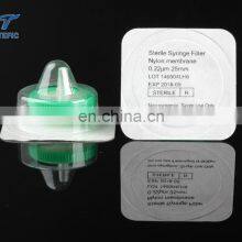 Organic Nylon Syringe Filters for 0.45um 0.22um Disposable Sterile Syringe Filters for Lab HPLC thumbnail-2