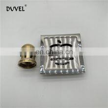 Wholesale Square Stainless Steel Apple Grid Grating Shower Drain Stopper Floor Drain Cover thumbnail-3