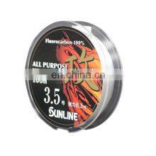 High Strength Attack 100m Carbon Line Transparent Fishing Lines For Seawater / Fresh Water thumbnail-1