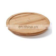 Free Sample Home Kitchen Bamboo Shelf Storage Spicy Rack Tabletop Storage Shelf Round Tray With The Base thumbnail-3