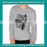 Super Low Price 100% Cotton Long Sleeve T-shirts In Bulk/ Printed Men T-shirt/ 2015 Autumn Long Sleeve