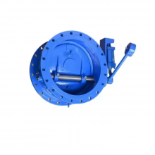 Butterfly Type Wafer Check Valve Tilting Disc Cast Ductile Iron Inclined Plate Hydraulic Heavy Hammer Slow Closing Check Valve thumbnail-1
