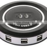 24 Port USB Hub 2.0 With AC Adapter Plug USB Cable Hi-speed thumbnail-1