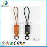 Hot Selling REMAX New Leather Girdle USB Charger Data Sync Cable For IPhone 5/5s/6/6s/6+ thumbnail-1