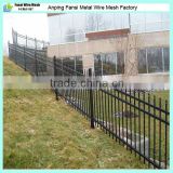 Hot dip galvanized solid metal fence panel