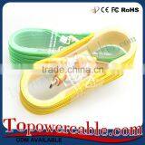 Custom Logo Printing Blue Color Fast Charge Micro Usb To Usb 2.0 Cable thumbnail-4