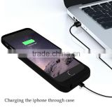 High capacity 3800mAh External Power Bank Backup Battery Charger Case For iPhone 6 5.5 Plus