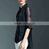 Apparel Manufacturers China Apparel Shirt Stand-up Collar Shirt thumbnail-4