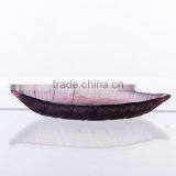 Purple Color Small Glass Butter Dish thumbnail-1
