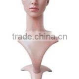 female mannequins cheap flexible PLASTIC scarf display female head mannequins