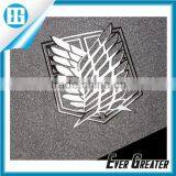 Custom Furniture Label, Aluminum Sticker 3M Tape Metal Sticker Electroming Nickel Metal Stickers