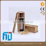 Wholesale Handmade Single Bottle Wooden Wine Gift Boxes