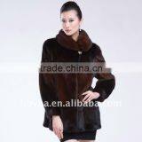 Mink Fur Coat With the Latest Design Style