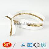 OEM Special Design Shiny Gold and Silver Plastic Zipper thumbnail-2