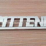 ABS 3D Chrome Car Letter Emblem, Auto Letter Emblem, Truck Letter Badge thumbnail-1