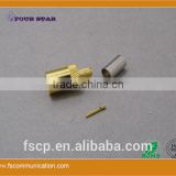 SMB Connector Female Crimp for 2.5C-2V Cable