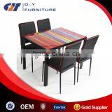 Clear Glass Dining Table and Chairs thumbnail-3