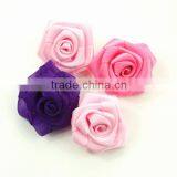 Custom Satin Ribbon Rose Flower thumbnail-2