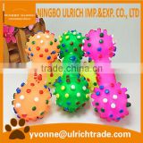 WP05 colorful soft rubber singing dog toy