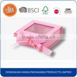 Flat Foldable Luxury Paper Packaging Boxes With Ribbon thumbnail-1