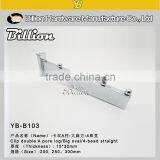 Metal Chrome Clothing Hooks Square Slotted Hooks thumbnail-2