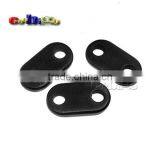 Connector Piece Stopper Cord Lock Slider Plastic Black Toggle Clip Hole Size 6mm(1/4") #FLC114-B thumbnail-2