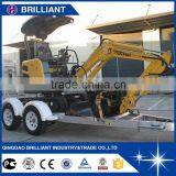 YC18SR Zero Tail Small/mini Excavator Price for Sale With Spare Parts Popular in Africa ,South America