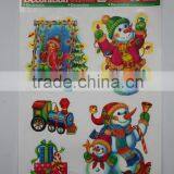 Merry Christmas Reusable Sticker Paper,PVC Finish Peel off Sticker Paper,vinyl Wall Paper Sticker thumbnail-2