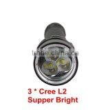3* XM-L2 LED High Lumen LED Diving Flashlight For Scuba Diving Equipment thumbnail-3