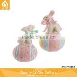 Chinese Factory Handmade Carved Resin Rabbit Figurines Easter Bunny thumbnail-3