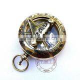 BRASS SUNDIAL COMPASS - NAUTICAL SUNDIAL COMPASS - DALVEY STYLE SUNDIAL COMPASS thumbnail-5