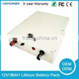 DC 12V 40AH/60AH Lithium Ion Battery Pack Recharger Storage Battery For Car E-bike thumbnail-2