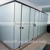 Floor Supported HPL Toilet Partitions with Nylon Accessories