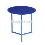 Small Round Glass Coffee Table, Modern Coffee Shop Small Table thumbnail-2