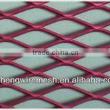 Decorative Pattern Geen Post Expanded Metal Mesh