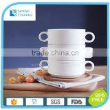 Chaozhou Cheap White Ceramic Ramekin With Holder thumbnail-4
