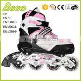 Wholesale Rubber Wheel Metal Frame High End Flashing Roller Skate thumbnail-1